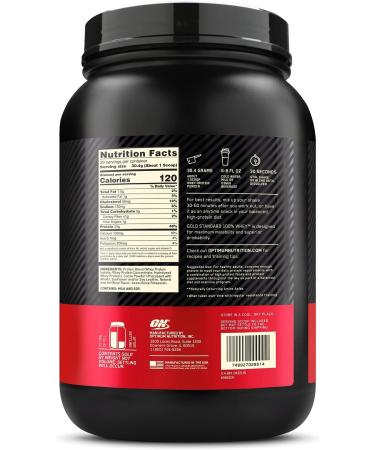 Optimum Nutrition Gold Standard 100% Whey Protein Powder - Double Rich Chocolate 2lb (Pack of 1) - Buy Online on GoSupps.com