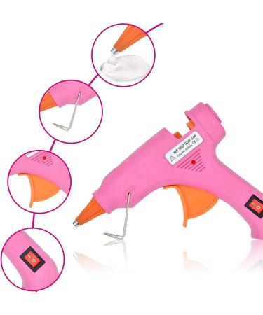 Hot Glue Gun with 40pcs Melt Glue Sticks  Mini Hot Melt Glue Gun Kit  Melting Glue Gun Set  Glue Gun Mini for Crafts and Arts  School  Home  Quick Repairs  Sealing Pink - Buy Online on GoSupps.com
