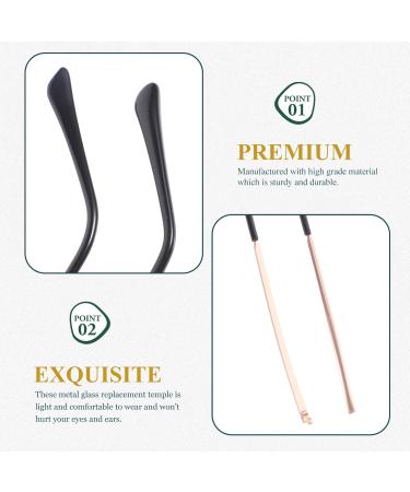 IPLUSMILE Replacement Glasses Legs - 3 Pairs of Durable Sunglasses Temple for Men & Women - Screw-Driven Kits & Protective Holder - Buy Online on GoSupps.com