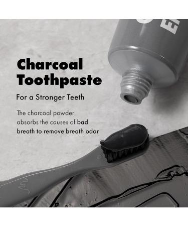 Unpa Cha Cha Energy Toothpaste | Activated Charcoal Organic Ingredients Fresh Mint Flavor | Natural Stain Removal & Gum Disease Prevention - 100g - Buy Online on GoSupps.com