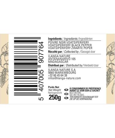 Ilanga Nature - Voatsiperifery Black Pepper 250g - Buy Online on GoSupps.com