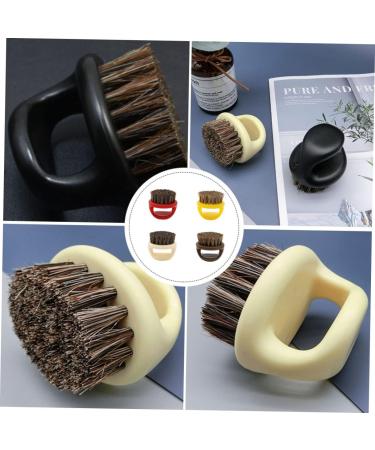 Frcolor Beard Brush Set - 4-Piece Travel Handle Brushes for Beard Balm & Care | Grooming Essentials for Men - Buy Online on GoSupps.com