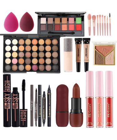 All in One Makeup Kit Portable Makeup Kit for Women Full Kit Professional Makeup Kit Multipurpose Womens Makeup Set for Beginners and Professionals Set 2