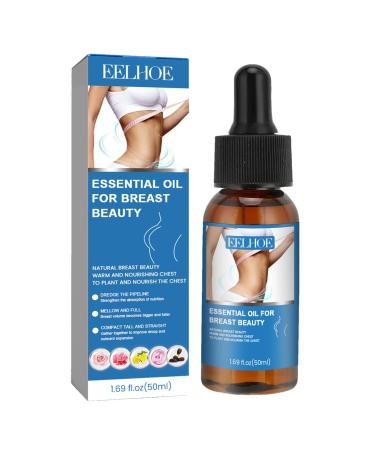 Natural essential bust-up oil 50 ml natural breast enlargement oil |Moisturizing gentle bust tightening lifting oil lifting-bust essence for women men sagging lowxing