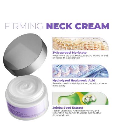 Neck Firming Cream - Anti-Aging Neck & Chest Moisturizer for Tightening Lifting & Reducing Wrinkles | 1.7 oz - Buy Online on GoSupps.com