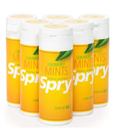 Xlear Spry LemonBurst Mints 45 Count 25 g