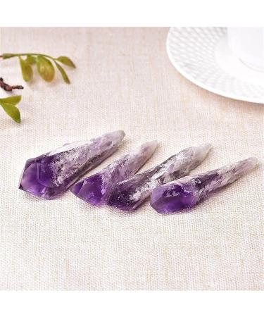 Nature Gemstones Drum Stones 1 Piece Natural Amethyst Quartz Cluster Crystal Point raw Crystals Minerals Sample Stone Decoration 15-30g Natural Amethyst - Buy Online on GoSupps.com