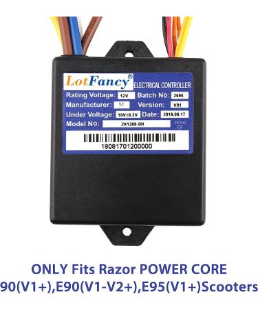 LotFancy 12V Controller with 7 Connectors for Razor Power Core 90, E90, E95 - ZK1200-DH - Buy Online on GoSupps.com