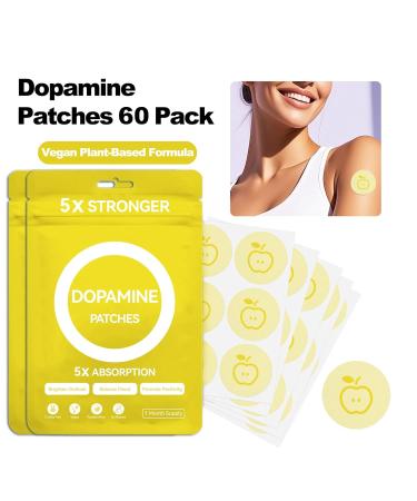 huangirl Dopamine Patches | 60 Pack (2PCS) | Vegan Plant-Based Formula - for Men & Women 2 PCS - Buy Online on GoSupps.com