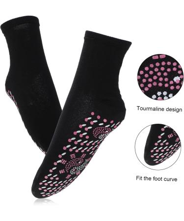 Kisangel 10 Pairs of Massage Slippers - Cozy Women's & Men's Foot Warmers with Braided Design - Polyester Turmalin Slippers for Ultimate Comfort - Buy Online on GoSupps.com