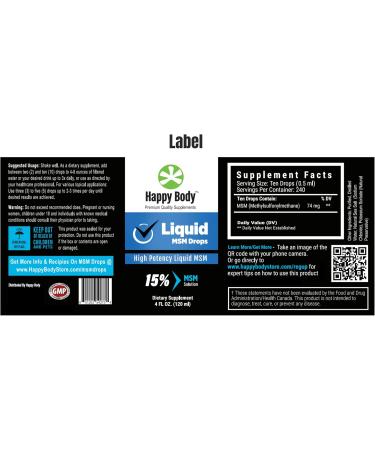Liquid MSM Drops - Highest MSM Content for Oral & Topical Use | 2 Pack (4 fl oz - Buy Online on GoSupps.com