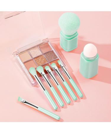 FHI7 Acrylic Green Makeup Brushes Set | Premium Quality & International Shipping - Buy Online on GoSupps.com