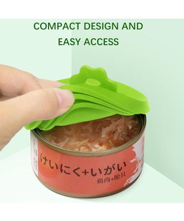 2pcs Pet Food Can Covers Silicone Cat Dog Food Can Lids Pet Tin Can Lids Tops 1 Fit 3 Standard Size for Dog Cat Can Food (Blue Green) - Buy Online on GoSupps.com