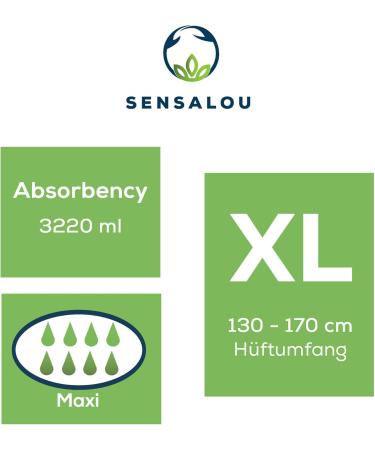 Buy Sensalou Incontinence Pants for Adults - XL Size (88) | Best Diaper Pants for Men & Women - Ship Internationally - Buy Online on GoSupps.com