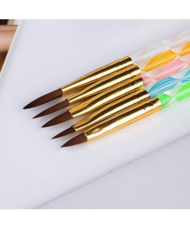 5pcs Nail Art Brush Set - Fashion Nail Painting Pens for Home Manicure - International Shipping Available - Buy Online on GoSupps.com