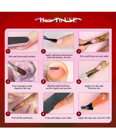 Saviland Halloween Acrylic Powder Set - 10 Colors for French Nails & 3D Nail Art - Professional Red Brown Black Polymer Powder - DIY Gifts - Gorgeous Party Queen - Buy Online on GoSupps.com