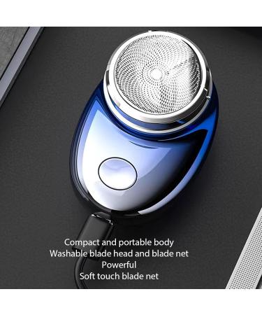 Professional USB Rechargeable Beard Trimmer - Stylish Barber Clipper for Comfortable Shaving Travel-Friendly (Gradient Blue - Buy Online on GoSupps.com
