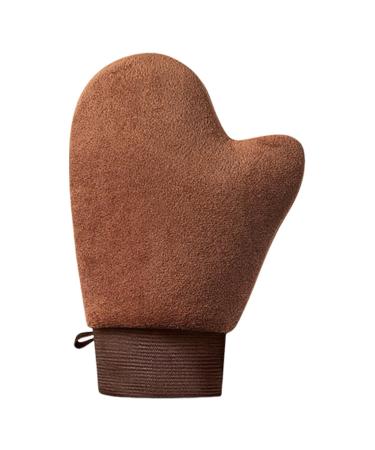 Tanning glove double sided fake tan glove velvet tanning glove velvet applicator fake tan glove with nonslip elastic wrist and thumb for mousse