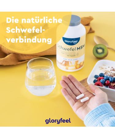 Buy 365 Vegan MSM Capsules - 1600mg Methylsulfonylmethane - 99% Pure MSM Powder - High-Dose No Additives - Laboratory Tested - International Shipping - Buy Online on GoSupps.com