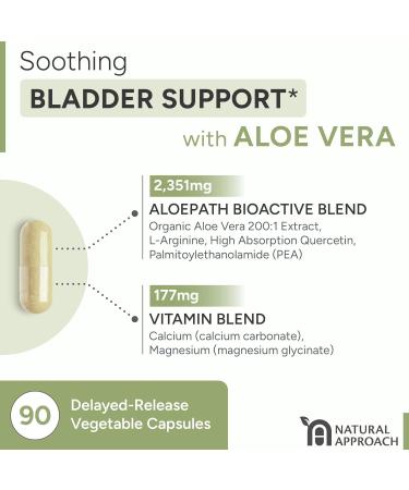 ALOEPATH | Organic Aloe Vera for Bladder Discomfort & Urinary Tract Health | 200:1 Extract | 220,000mg Equivalence with Palmitoylethanolamide - Buy Online on GoSupps.com
