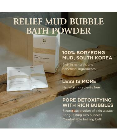 Buy Relief Mud Bubble Bath Powder 50g (Pack of 6) - Relaxation Bathing for All Ages Natural Moisturizing Oil Long-Lasting Bubbles Hydrating & Sebum Control - Buy Online on GoSupps.com