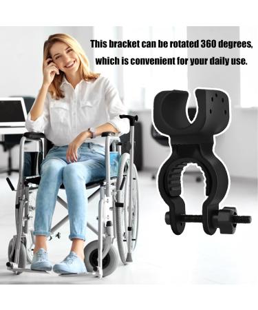 Gunwon 2 Pack 360-Degree Rotating Fixed Bracket Walking Stick Holder Holder Cane Holder Drive Rollator Walker Wheelchair Universal Fixed Cane Clip Accessories for Drive Rollator Electric Scooters - Buy Online on GoSupps.com