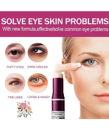  Nuvilo Calcium Volume Multi Balm Stick Anti-Wrinkle with Collagen Extract Moisturizing and Elastic Balm for Face Eyes and Lips Versatile Care for Daily Use (2 Pieces) - Buy Online on GoSupps.com