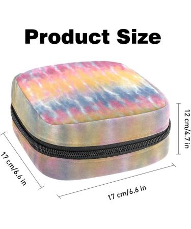 Colorful Batik Menstruation Bag for Women & Girls | Zippered Napkin & Tampon Organizer - Buy Online on GoSupps.com