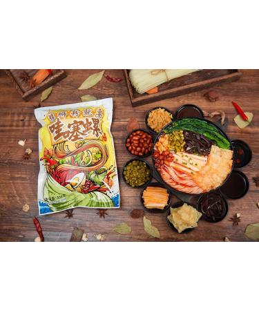 Liuzhou Specialty Rice Noodles308g/bag Spicy noodles Hot and sour noodles instant rice noodles delicious spicy rice noodles vermicelli snacks specialty food (1bag) - Buy Online on GoSupps.com