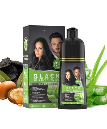 Fast Black Hair Dye Shampoo AntiGray Hair Treatments Moisturizing Hair Color Shampoo Nourishing Formula and Long Lasting 500 ml for Men and Women