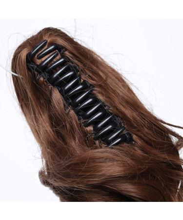 Sego Ponytail Extension | Light Brown Wavy Braid Hairpiece - 12 (30cm) | Voluminous Realistic 110g Hair Extension - Buy Online on GoSupps.com