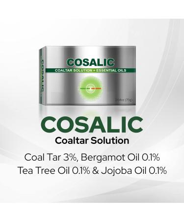 Salve Coal Tar Soap 75gm 2.64oz with Tea Tree & Aloe Vera | Relieves Dry Itchy Skin | Pack of 2 - Buy Online on GoSupps.com