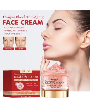 Dragon's Blood Easy Cream Placenta Dragon Blood Cream Royal Dragon Blood Cream Niacinamide for Post-Acne Marks Encapsulated Colour Pigments Black Oat Plump and Smooth Skin (50g) - Buy Online on GoSupps.com