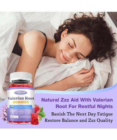 2 Pack Valerian Root Gummies Organic, Valerian Root Supplement for Zzz, Relaxation & Calm, Natural Herbal Supplement for Men & Women, Melatonin Free, Vegan, Non-GMO, Strawberry Flavor, 120 Count 60 Count (Pack of 2) - Buy Online on GoSupps.com
