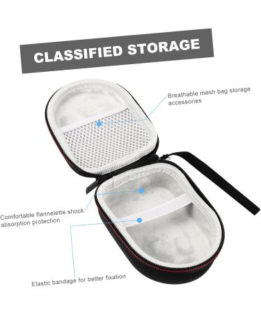 Minkissy 3-in-1 Razor Storage & Travel Bag | Glucometer Carrier Case | Mini Hard Drive Organizer | International Shipping Available - Buy Online on GoSupps.com