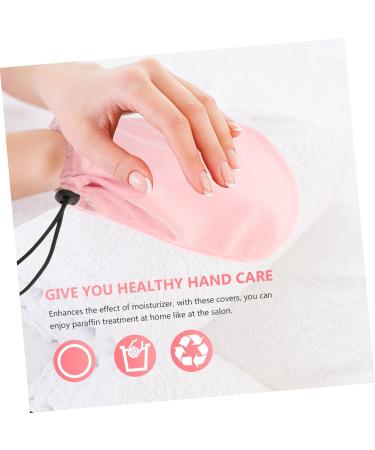 Housoutil 1 Pair Wax Thermal Insulation Gloves Wax Bath Liners Paraffin Wax Hand Covers Wax Warming Gloves Heat Warmers for Hands Wax Socks Nail Cotton Pink Baby - Buy Online on GoSupps.com