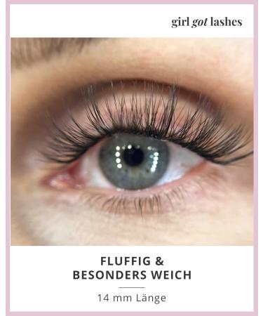 GirlGotLashes Mini Box Flutter Fling Eyelash Extensions | Vegan Handmade Fake Lashes | 5-7 Days Hold | Perfect for Home Use - Buy Online on GoSupps.com