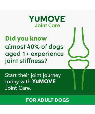 YuMOVE Daily Bites Joint Supplement for Adult Dogs | Glucosamine, Chondroitin, Green Lipped Mussel | Aged 6-8 | 60 Chews - Buy Online on GoSupps.com