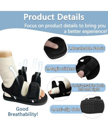 Post Op Shoe for Broken Foot | Adjustable Recovery Cast Boots | Medical Open-Toe Plaster Shoes for Men & Women XL - Buy Online on GoSupps.com
