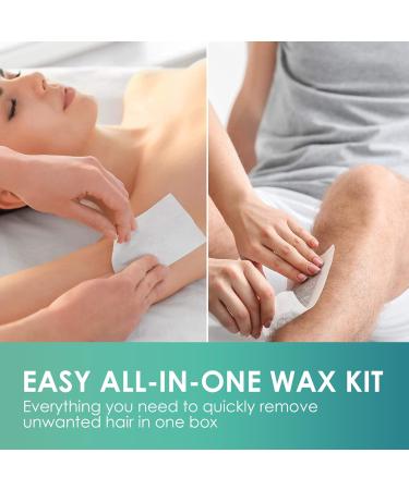 Rapid Effective Wax Strips for Hair Removal - Double-Sided Long-Lasting Safe for Women & Men | Perfect for Legs Arms Neck and Face - Buy Online on GoSupps.com