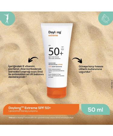 Daylong Extreme Liposomal Sun Lotion SPF50+ 50ml - Buy Online on GoSupps.com