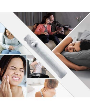 Long Hot Water Bottle with Soft Cover - 2L Thermal Pillow for Babies & Adults 73cm | Includes Funnel & Plush Neck/Shoulder Support - Buy Online on GoSupps.com