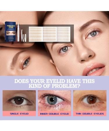 Invisible Double Eyelid Lifter Strips - 480pcs | Traceless Eyelid Tape for Instant Eye Lift | Surgery-Free Solution for Hooded Droopy Lids | Ideal for Monolids & Uneven Lids - Buy Online on GoSupps.com