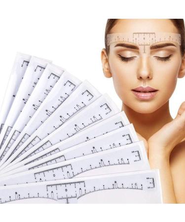 PPX eyebrow ruler 100 pcs disposable eyebrow lineal leaves sticker for permanent make-up stencil eyebrows microblading stencil for eyebrows.