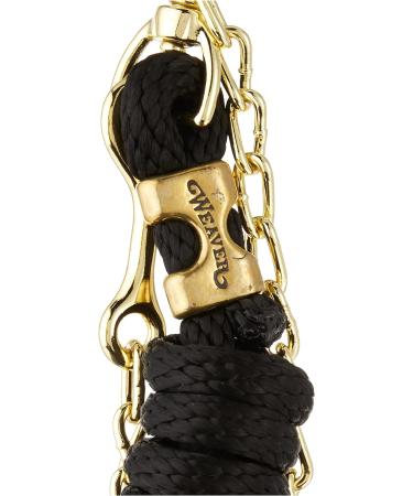 Weaver Leather Poly Lead Rope with Brass Plated Swivel Chain Navy/Blue/Turquoise 5/8" X8'6" Black - Buy Online on GoSupps.com