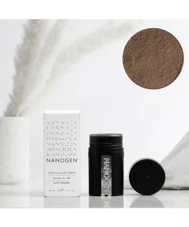 Nanogen Hair Fibres 15g Light Brown - Pack of 1 - Buy Online on GoSupps.com