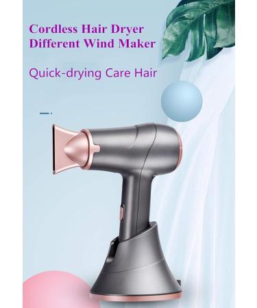 Cordless Hair Dryer Rechargeable Portable Travel Hair Dryers Lightweight Wireless Blow Dryer for Art Painting/Home/Outdoor/Pet Care - Buy Online on GoSupps.com