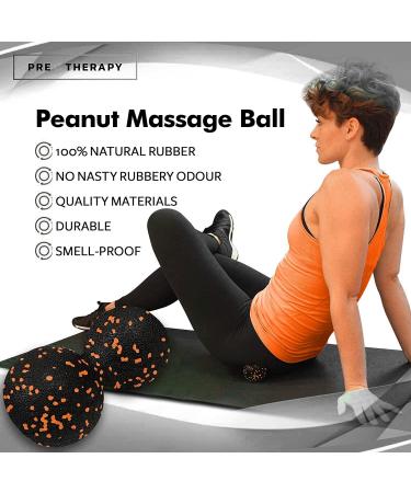 Trigger Point Dr cker Set - Effective Triggerdinger Massage for Muscle Pain & Tension Relief (Shoulder Neck Arms Back Legs) - 4 Versatile Triggers for Floor & Wall Use - Orange - Buy Online on GoSupps.com