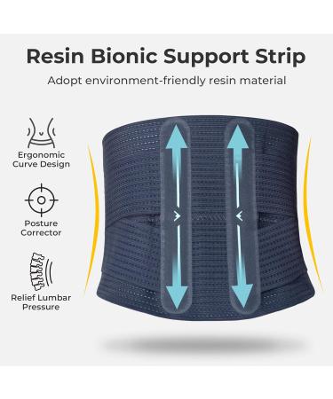 Buy AIRPOP Back Support Belt - Lower Back Brace (Small) for Pain Relief | Sciatica Herniated Disc & Scoliosis Solutions - Free International Shipping - Buy Online on GoSupps.com