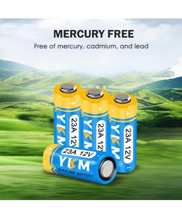 YKM 20 Pack 12V Alkaline 23A Battery - MN21/23 23AE L1028F A23G - Perfect for Ceiling Fan Remotes & Garage Door Openers - International Shipping Available - Buy Online on GoSupps.com